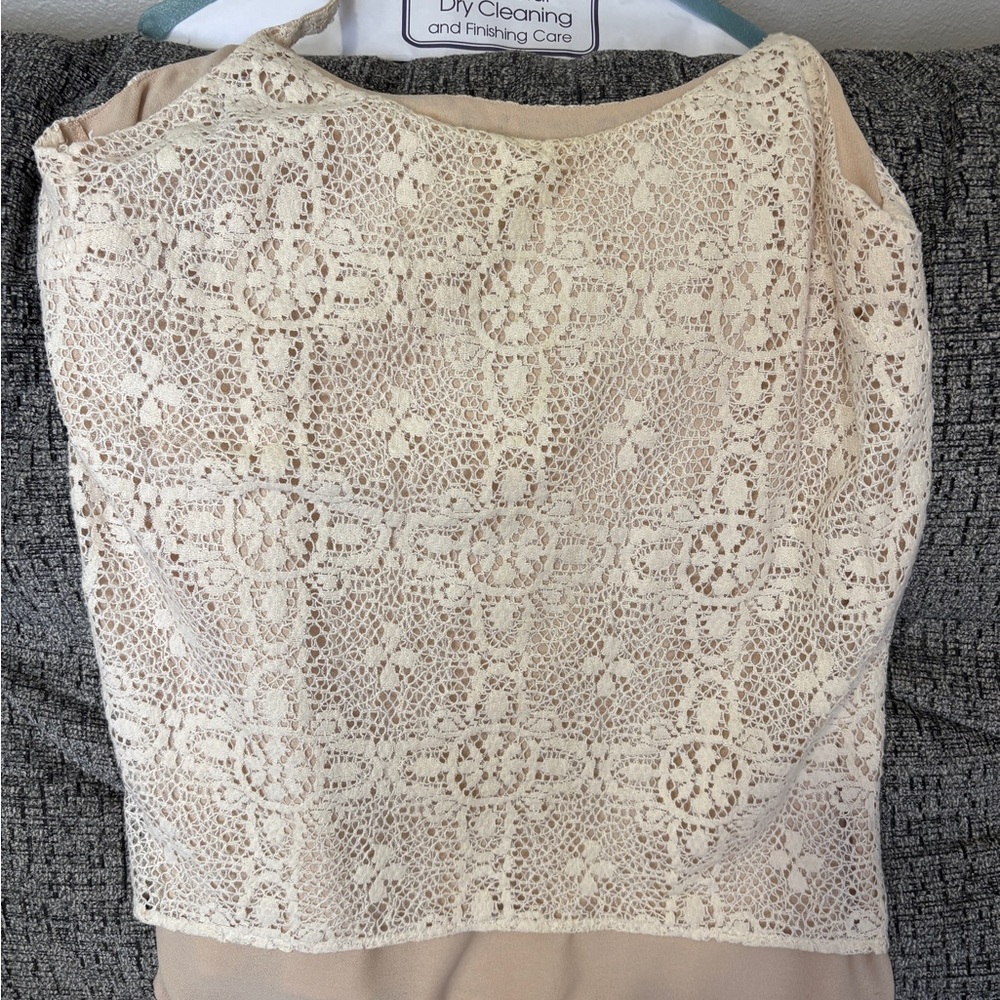 CAbi Cream Lace Camisole